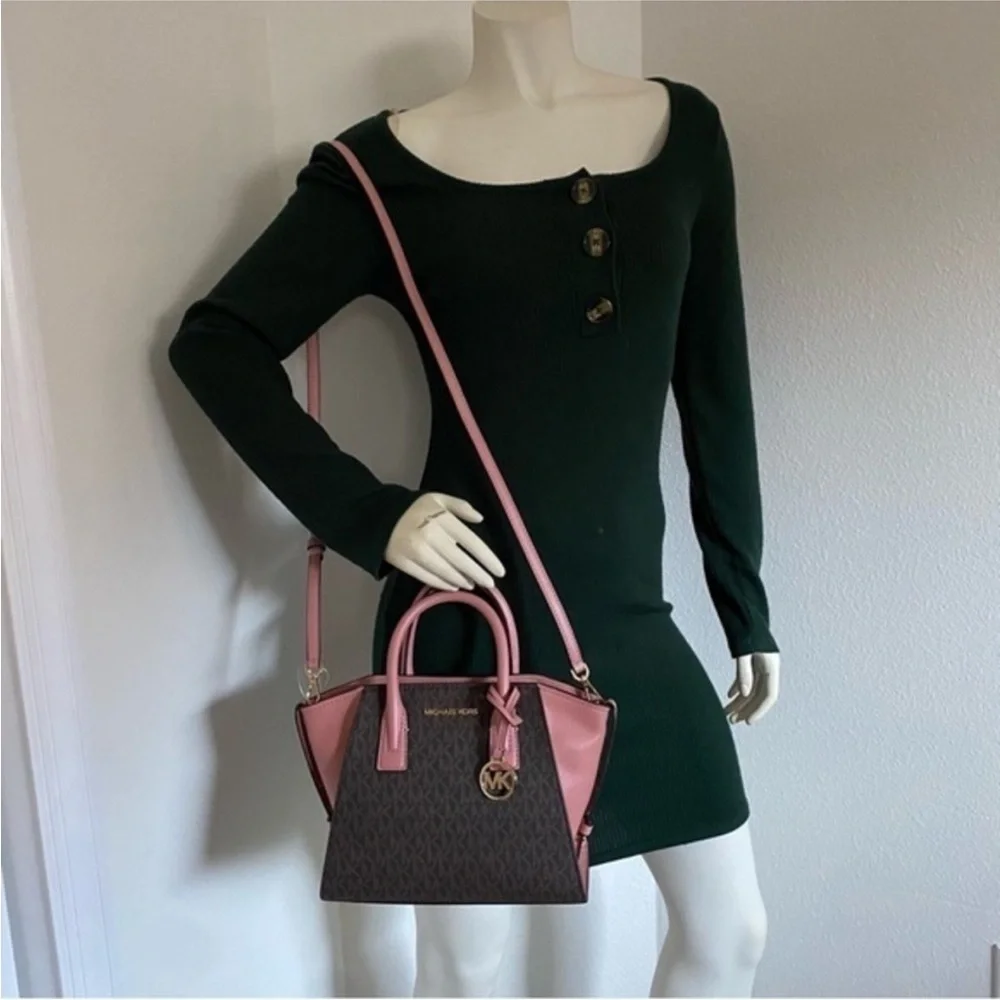 Michael Kors Avril small satchel bag - Picture 3 of 15